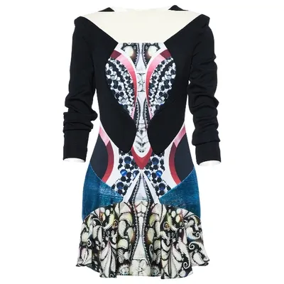 Pre-owned Peter Pilotto Mini Dress In Black