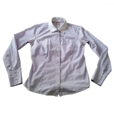 Pre-owned Tommy Hilfiger Shirt In Purple