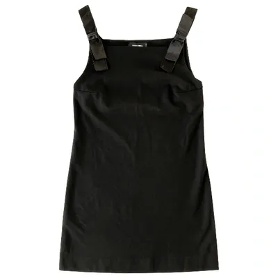 Pre-owned Dsquared2 Mini Dress In Black