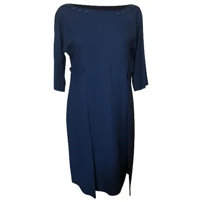 Pre-owned Max Mara Dress In Blue