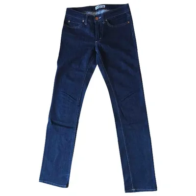 Pre-owned Acne Studios Slim Jeans In Blue