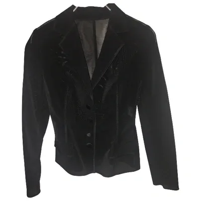 Pre-owned Dolce & Gabbana Black Polyester Jacket