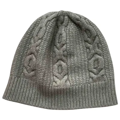 Pre-owned Burberry Wool Beanie In Beige