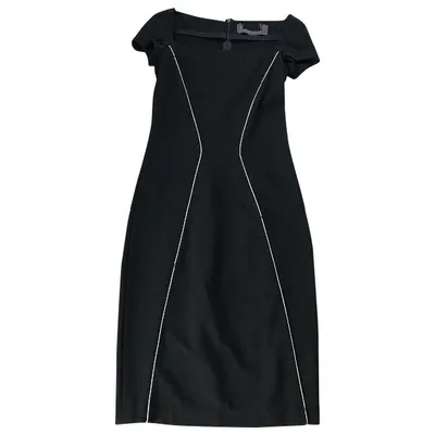 Pre-owned Max Mara Mid-length Dress In Black