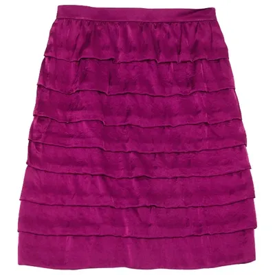 Pre-owned Lanvin Mid-length Skirt In Purple