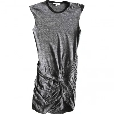 Pre-owned Iro Mini Dress In Anthracite