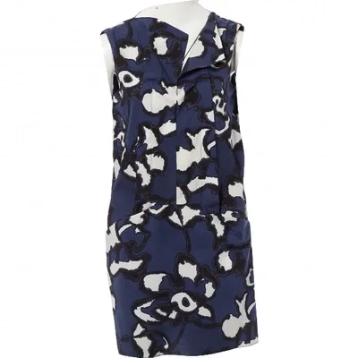 Pre-owned Marni Mid-length Dress In Navy