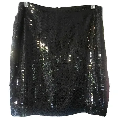 Pre-owned Michael Kors Mini Skirt In Black