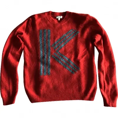 Pre-owned Kenzo Wool Jumper In Red