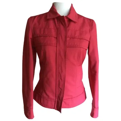 Pre-owned Carolina Herrera Jacket In Pink