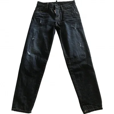 Pre-owned Dsquared2 Blue Cotton Jeans