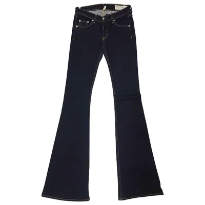 Pre-owned Rag & Bone Blue Cotton Jeans