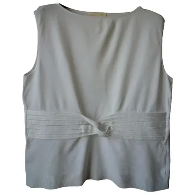 Pre-owned Valentino Vest In White