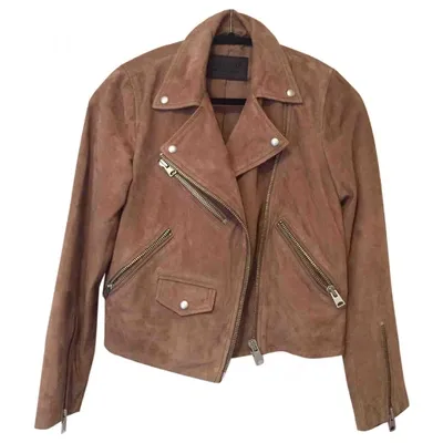 Pre-owned Allsaints Jacket In Brown