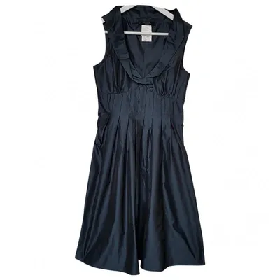 Pre-owned Max Mara Mid-length Dress In Navy