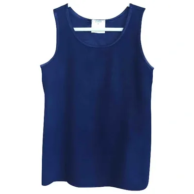 Pre-owned Saint Laurent Vest In Blue