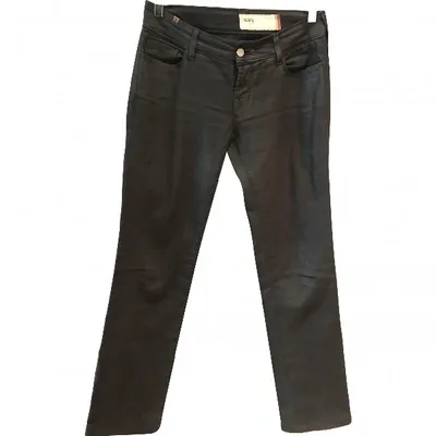 Pre-owned Notify Straight Jeans In Black