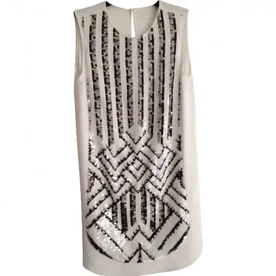 Pre-owned Vanessa Bruno Dress In White