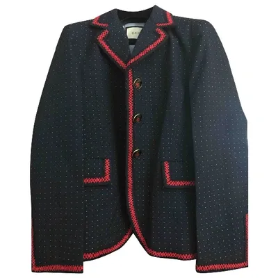 Pre-owned Gucci Blazer In Blue