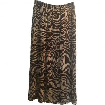 Pre-owned Michael Kors Maxi Skirt In Multicolour