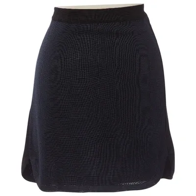 Pre-owned Isabel Marant Mini Skirt In Navy