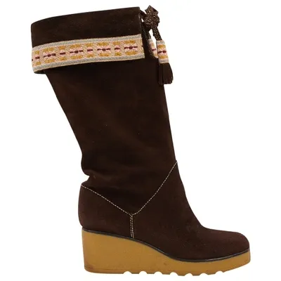 Pre-owned Marc Jacobs Boots In Brown