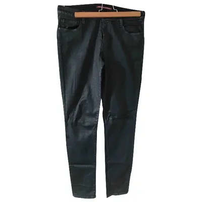 Pre-owned Comptoir Des Cotonniers Slim Pants In Blue