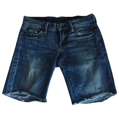 Pre-owned Citizens Of Humanity Blue Cotton Shorts