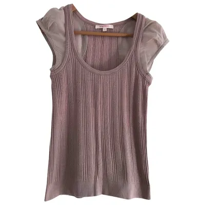 Pre-owned Vanessa Bruno Pink Cotton Top