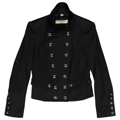 Pre-owned Burberry Jacket In Black