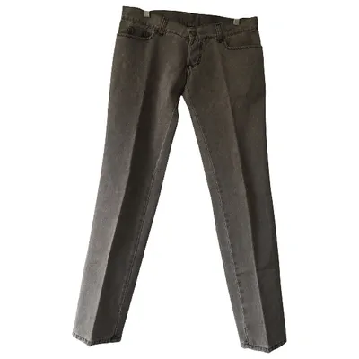 Pre-owned Dsquared2 Straight Jeans In Grey