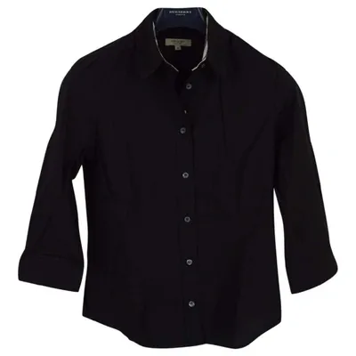 Pre-owned Burberry Shirt In Black