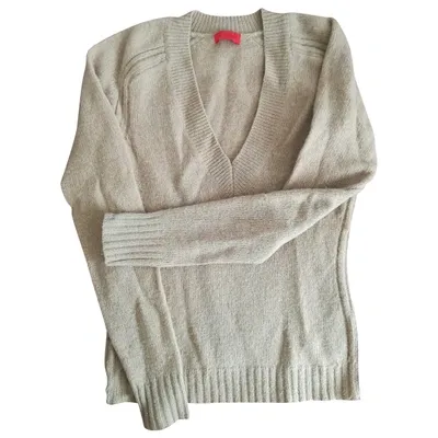 Pre-owned Pringle Of Scotland Wool Jumper In Beige