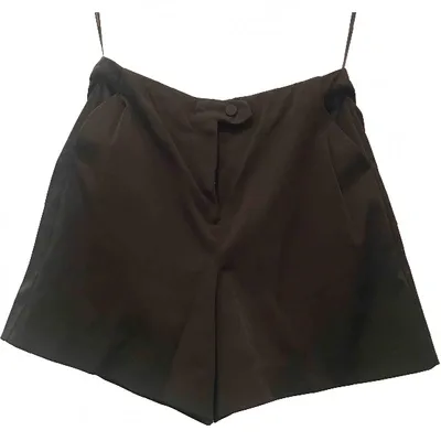 Pre-owned By Malene Birger Black Polyester Shorts