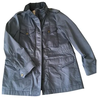 Pre-owned Burberry Jacket In Blue