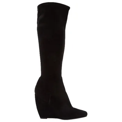 Pre-owned Sergio Rossi Boots In Black