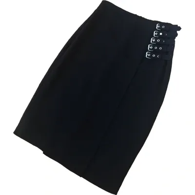 Pre-owned A.l.c Mid-length Skirt In Black