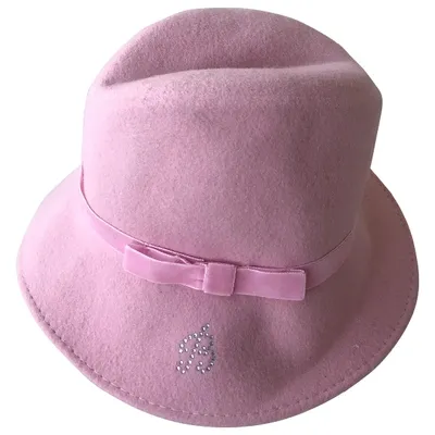 Pre-owned Blumarine Wool Hat In Pink