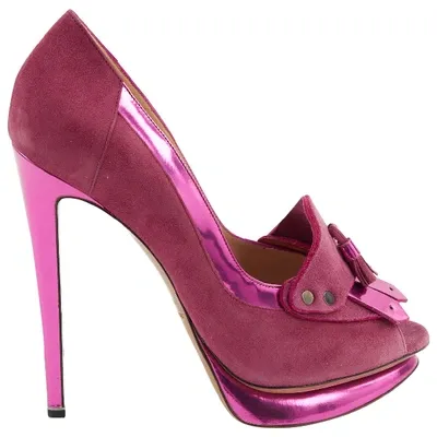 Pre-owned Nicholas Kirkwood Heels In Pink