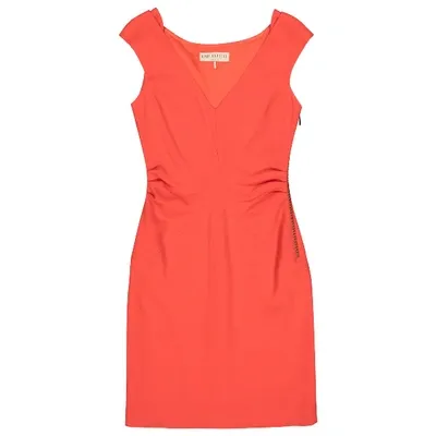 Pre-owned Emilio Pucci Wool Mini Dress In Orange