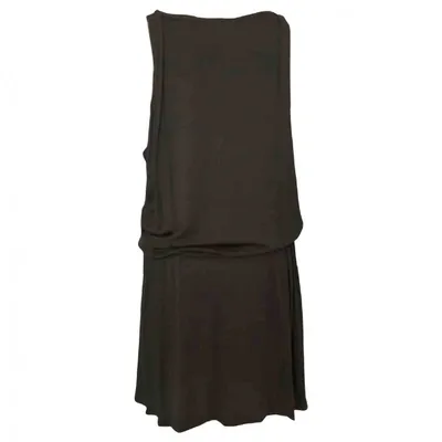 Pre-owned Vanessa Bruno Mini Dress In Brown