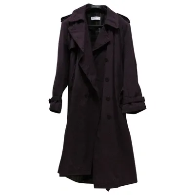 Pre-owned Balenciaga Coat In Purple