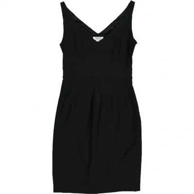 Pre-owned Moschino Mini Dress In Black