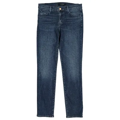 Pre-owned J Brand Slim Jeans In Blue