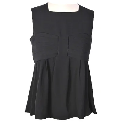 Pre-owned Proenza Schouler Silk Camisole In Black