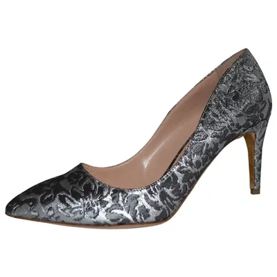 Pre-owned Rupert Sanderson Cloth Heels In Grey