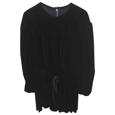 Pre-owned Dolce & Gabbana Velvet Tunic In Black