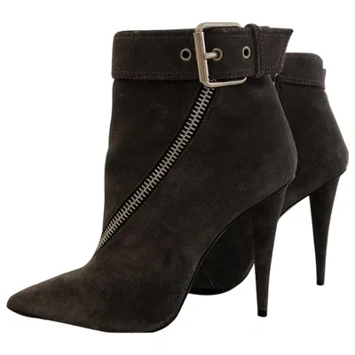 Pre-owned Giuseppe Zanotti Ankle Boots In Brown