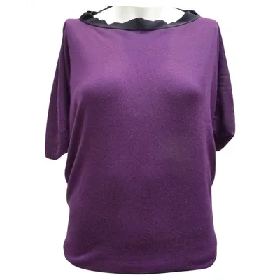 Pre-owned Lanvin Jumper In Purple