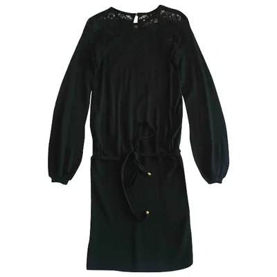 Pre-owned Emilio Pucci Wool Dress In Black